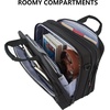 image:imageKROSER Laptop Bag Stylish Laptop Briefcase Fits Up to 173 Inch Expandable WaterRepellent Shoulder Messenger Bag Computer Bag with RFID Pockets for BusinessTravelCollegeMenWomenBlack