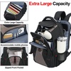 image:imageKROSER Travel Laptop Backpack 184 Inch XXXL Gaming Backpack with Hard Shell Saferoom RFID Pockets WaterRepellent Business College Daypack Stylish Laptop Bag for MenWomenBlack Army GreenBlackLight Browm173