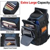 image:imageKROSER Travel Laptop Backpack 184 Inch XXXL Gaming Backpack with Hard Shell Saferoom RFID Pockets WaterRepellent Business College Daypack Stylish Laptop Bag for MenWomenBlack Army GreenBlackHaze Blue184