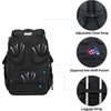 image:imageKROSER Travel Laptop Backpack 184 Inch XXXL Gaming Backpack with Hard Shell Saferoom RFID Pockets WaterRepellent Business College Daypack Stylish Laptop Bag for MenWomenBlack Army GreenBlack184