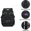 image:imageKROSER Travel Laptop Backpack 184 Inch XXXL Gaming Backpack with Hard Shell Saferoom RFID Pockets WaterRepellent Business College Daypack Stylish Laptop Bag for MenWomenBlack Army GreenBlackRed184
