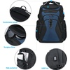 image:imageKROSER Travel Laptop Backpack 184 Inch XXXL Gaming Backpack with Hard Shell Saferoom RFID Pockets WaterRepellent Business College Daypack Stylish Laptop Bag for MenWomenBlack Army GreenBlackHaze Blue184