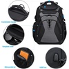 image:imageKROSER Travel Laptop Backpack 184 Inch XXXL Gaming Backpack with Hard Shell Saferoom RFID Pockets WaterRepellent Business College Daypack Stylish Laptop Bag for MenWomenBlack Army GreenBlackGrey184