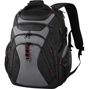 image:imageKROSER Travel Laptop Backpack 184 Inch XXXL Gaming Backpack with Hard Shell Saferoom RFID Pockets WaterRepellent Business College Daypack Stylish Laptop Bag for MenWomenBlack Army GreenBlackGrey173