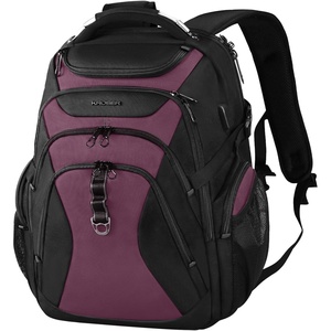 image:imageKROSER Travel Laptop Backpack 184 Inch XXXL Gaming Backpack with Hard Shell Saferoom RFID Pockets WaterRepellent Business College Daypack Stylish Laptop Bag for MenWomenBlack Army GreenBlackBurgundy184