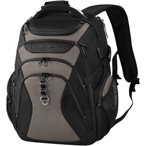 image:imageKROSER Travel Laptop Backpack 184 Inch XXXL Gaming Backpack with Hard Shell Saferoom RFID Pockets WaterRepellent Business College Daypack Stylish Laptop Bag for MenWomenBlack Army GreenBlackLight Browm184