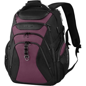 image:imageKROSER Travel Laptop Backpack 184 Inch XXXL Gaming Backpack with Hard Shell Saferoom RFID Pockets WaterRepellent Business College Daypack Stylish Laptop Bag for MenWomenBlack Army GreenBlackBurgundy173