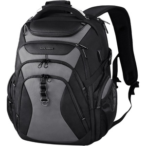image:imageKROSER Travel Laptop Backpack 184 Inch XXXL Gaming Backpack with Hard Shell Saferoom RFID Pockets WaterRepellent Business College Daypack Stylish Laptop Bag for MenWomenBlack Army GreenBlackGrey184