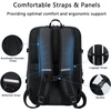 image:imageKROSER Travel Backpack for men Laptop Carry On Backpack Flight Approved  173 inch Laptop  Computer Bag Casual Daypack for Weekender Business Hiking Can accommodate basketballDesertBlack173