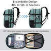image:imageKROSER Travel Backpack for men Laptop Carry On Backpack Flight Approved  173 inch Laptop  Computer Bag Casual Daypack for Weekender Business Hiking Can accommodate basketballDesertGreen173
