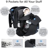 image:imageKROSER Travel Backpack for men Laptop Carry On Backpack Flight Approved  173 inch Laptop  Computer Bag Casual Daypack for Weekender Business Hiking Can accommodate basketballDesertBlack173