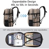 image:imageKROSER Travel Backpack for men Laptop Carry On Backpack Flight Approved  173 inch Laptop  Computer Bag Casual Daypack for Weekender Business Hiking Can accommodate basketballDesertDesert173