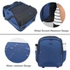 image:imageKROSER Carry On Underseat 16inch Underseater Suitcase for Men GreyHaze Blue