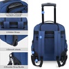 image:imageKROSER Carry On Underseat 16inch Underseater Suitcase for Men GreyHaze Blue