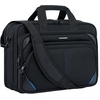image:imageKROSER 173 Inch Laptop Briefcase Computer BagMessenger Shoulder BagBlackBlue