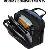 image:imageKROSER 173 Inch Laptop Briefcase Computer BagMessenger Shoulder BagBlackBlue