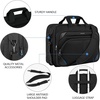 image:imageKROSER 173 Inch Laptop Briefcase Computer BagMessenger Shoulder BagBlackBlue