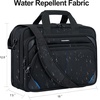 image:imageKROSER 173 Inch Laptop Briefcase Computer BagMessenger Shoulder BagBlackBlue