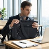 image:imageKROSER 173 Inch Laptop Briefcase Computer BagMessenger Shoulder BagBlackGrey