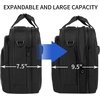 image:imageKROSER 173 Inch Laptop Briefcase Computer BagMessenger Shoulder BagBlackGrey