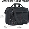 image:imageKROSER 173 Inch Laptop Briefcase Computer BagMessenger Shoulder BagBlackRed
