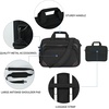 image:imageKROSER 173 Inch Laptop Briefcase Computer BagMessenger Shoulder BagBlackRed