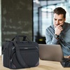 image:imageKROSER 173 Inch Laptop Briefcase Computer BagMessenger Shoulder BagBlackRed