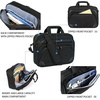 image:imageKROSER 173 Inch Laptop Briefcase Computer BagMessenger Shoulder BagBlackRed