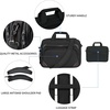 image:imageKROSER 173 Inch Laptop Briefcase Computer BagMessenger Shoulder BagBlackRed