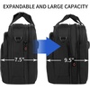 image:imageKROSER 173 Inch Laptop Briefcase Computer BagMessenger Shoulder BagBlackRed