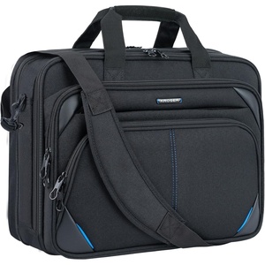 image:imageKROSER 173 Inch Laptop Briefcase Computer BagMessenger Shoulder BagBlackBlue