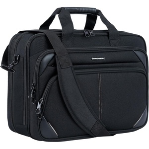 image:imageKROSER 173 Inch Laptop Briefcase Computer BagMessenger Shoulder BagBlackGrey